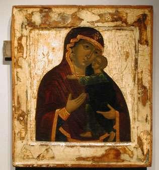 Богородица Владимирская-0067_17th century Icon of the Feodor Virgin